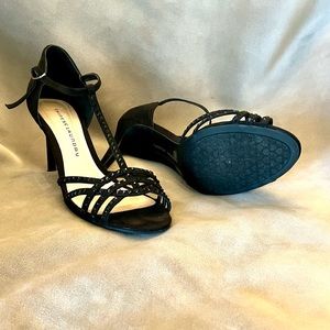 Chinese Laundry sparkle dress black heels